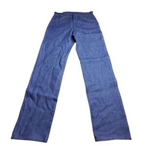 NWT Vintage Wrangler Cowboy Cut Dark Wash Jeans 29x33 Mens Bootcut Western